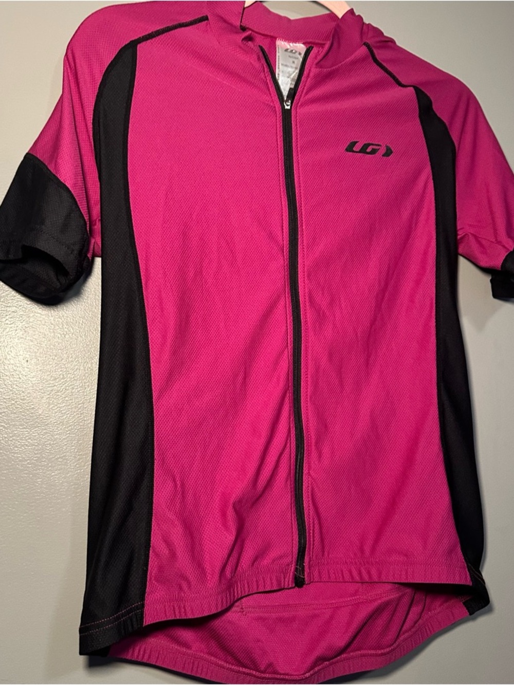 Women's Pink Cycling Jersey - Picture 3 of 12